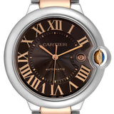 Cartier Ballon Bleu de Cartier Brown Dial Two Tone Steel Strap Watch for Men - W6920032 Buy Now By Cartier