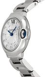 Cartier Ballon Bleu de Cartier Diamonds Silver Dial Silver Steel Strap Watch for Women - WE902073 Buy Now By Cartier