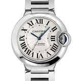 Cartier Ballon Bleu De Cartier Silver Dial Silver Steel Strap Watch for Women - WSBB0048 Buy Now By Cartier
