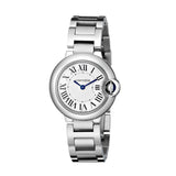 Cartier Ballon Bleu De Cartier White Dial Silver Steel Strap Watch for Women - W69010Z4 Buy Now By Cartier