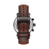 Fossil Brox Multifunction Grey Dial Brown Leather Strap Watch for Men - BQ2800 Buy Now By Fossil