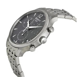 Tissot T Classic Tradition Chronograph Black Dial Silver Steel Strap Watch For Men - T063.617.11.057.00 Buy Now By Tissot