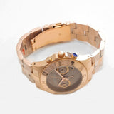 Marc Jacobs Blade Chronograph Brown Dial Rose Gold Steel Strap Watch for Women - MBM3308 Buy Now By Marc Jacobs