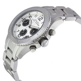Marc Jacobs Marc Chronograph Silver Dial Silver Steel Strap Watch for Men - MBM3155 Buy Now By Marc Jacobs