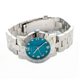 Marc Jacobs Amy Blue Dial Silver Steel Strap Watch for Women - MBM3274 Buy Now By Marc Jacobs