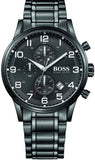 Hugo Boss Chronograph Black Dial Black Steel Strap Watch for Men - 1513180 Buy Now By Hugo Boss