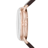 Emporio Armani Meccanico Automatic White Dial Brown Leather Strap Watch For Men - AR60027 Buy Now By Emporio Armani