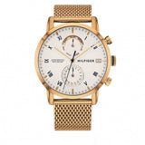 Tommy Hilfiger Kane White Dial Gold Mesh Bracelet Watch for Men - 1710403 Buy Now By Tommy Hilfiger