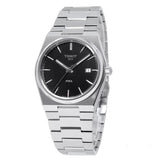 Tissot PRX Quartz Black Dial Silver Steel Strap Watch For Men - T137.410.11.051.00 Buy Now By Tissot