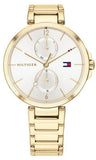 Tommy Hilfiger Angela White Dial Gold Steel Strap Watch for Women - 1782128 Buy Now By Tommy Hilfiger