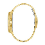 Guess Odyssey Multifunction Black Dial Gold Steel Strap Watch For Men - W1107G4 Buy Now By Guess