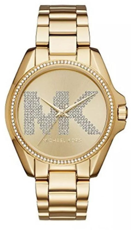 Michael Kors Bradshaw Quartz Gold Dial Gold Steel Strap Watch For Women - MK6555 Buy Now By Michael Kors