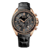 Hugo Boss Driver Black Dial Black Leather Strap Watch for Men - 1513092 Buy Now By Hugo Boss