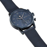 Hugo Boss Navigator Chronograph Blue Dial Blue Mesh Bracelet Watch for Men - 1513538 Buy Now By Hugo Boss