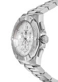 Tag Heuer Aquaracer White Dial Silver Steel Strap Watch for Men - CAY1111.BA0927 Buy Now By Tag Heuer