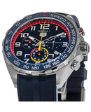 Tag Heuer Formula 1 Red Bull Racing Chronograph Blue Dial Blue Rubber Strap Watch for Men - CAZ101AL.FT8052 Buy Now By Tag Heuer