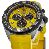 Tag Heuer Formula 1 Chronograph Yellow Dial Yellow Rubber Strap Watch for Men - CAZ101AM.FT8054 Buy Now By Tag Heuer