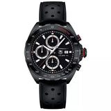 Tag Heuer Formula 1 Automatic Chronograph Black Dial Black Leather Strap Watch for Men - CAZ2011.FT8024 Buy Now By Tag Heuer