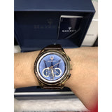 Maserati Traguardo Chronograph Blue Dial Brown Leather Strap Watch For Men - R8871612024 Buy Now By Maserati