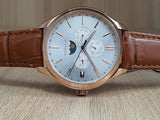 Tommy Hilfiger Oliver Chronograph White Dial Brown Leather Strap Watch for Men - 1791306 Buy Now By Tommy Hilfiger