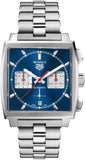 Tag Heuer Monaco Automatic Chronograph Blue Dial Silver Steel Strap Watch for Men - CBL2111.BA0644 Buy Now By Tag Heuer