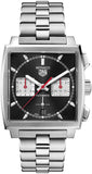 Tag Heuer Monaco Automatic Chronograph Black Dial Silver Steel Strap Watch for Men - CBL2113.BA0644 Buy Now By Tag Heuer