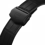 Tag Heuer Monaco Automatic Chronograph Black Dial Black Leather Strap Watch for Men - CBL2180.FC6497 Buy Now By Tag Heuer