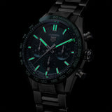 Tag Heuer Carrera Chronograph 44mm Green Dial Silver Steel Strap Watch for Men - CBN2A1N.BA0643 Buy Now By Tag Heuer