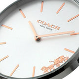 Coach Perry Silver Dial Two Tone Steel Strap Watch for Women - 14503346 Buy Now By Coach