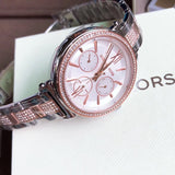 Michael Kors Sofie Chronograph White Dial Two Tone Steel Strap Watch For Women - MK4353 Buy Now By Michael Kors