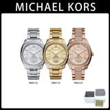 Michael Kors Byrn Quartz Gold Dial Gold Steel Strap Watch For Women - MK6134 Buy Now By Michael Kors