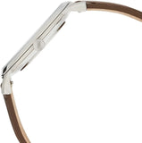 Fossil Minimalist Off White Dial Brown Leather Strap Watch for Men - FS5306 Buy Now By Fossil