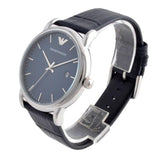 Emporio Armani Dress Quartz Blue Dial Blue Leather Strap Watch For Men - AR2501 Buy Now By Emporio Armani