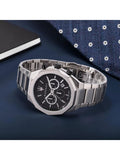 Maserati Stile Chronograph Black Dial Silver Steel Strap Watch For Men - R8873642004 Buy Now By Maserati