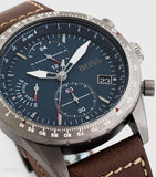 Hugo Boss Pilot Edition Blue Dial Brown Leather Strap Watch for Men - 1513852 Buy Now By Hugo Boss