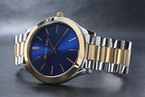 Michael Kors Slim Runway Blue Dial Two Tone Steel Strap Watch for Women - MK3479 Buy Now By Michael Kors