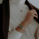 Daniel Wellington Petite Emerald Green Dial Gold Mesh Strap Watch For Women - DW00100479 Buy Now By Daniel Wellington