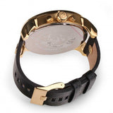 Diesel Mr Daddy Chronograph Black Dial Black Leather Strap Watch For Men - DZ7371 Buy Now By Diesel