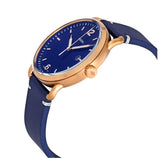 Fossil The Commuter Blue Dial Blue Leather Strap Watch for Men - FS5274 Buy Now By Fossil