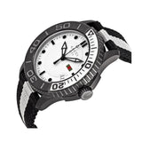 Gucci G Timeless XL White Dial Two Tone NATO Strap Watch For Men - YA126243 Buy Now By Gucci