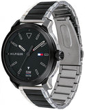 Tommy Hilfiger Sneaker Quartz Black Dial Two Tone Steel Strap Watch for Men - 1791619 Buy Now By Tommy Hilfiger