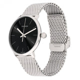 Calvin Klein High Noon Black Dial Silver Mesh Bracelet Watch for Men - K8M21121 Buy Now By Calvin Klein