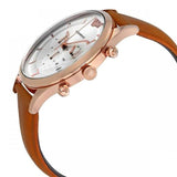 Emporio Armani Quartz Silver Dial Brown Leather Strap Watch For Men - AR11043 Buy Now By Emporio Armani