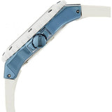 Guess Overdrive Chronograph White Dial White Rubber Strap Watch for Women - W0149L6 Buy Now By Guess