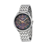Fossil Tailor Mother of Pearl Black Dial Silver Steel Strap Watch for Women - ES3911 Buy Now By Fossil