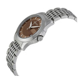 Gucci G Timeless Brown Dial Silver Steel Strap Watch For Women - YA126503 Buy Now By Gucci