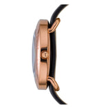Marc Jacobs Amy Black Dial Black Leather Strap Watch for Women - MBM1225 Buy Now By Marc Jacobs