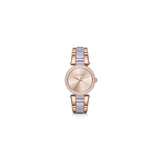 Michael Kors Delray Rose Gold Dial Two Tone Steel Strap Watch for Women - MK4319 Buy Now By Michael Kors