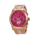 Michael Kors Runway Pink Dial Rose Gold Steel Strap Watch for Women - MK5931 Buy Now By Michael Kors