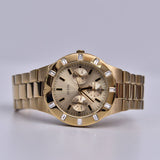 Guess Glisten Analog Gold Dial Gold Steel Strap Watch For Women - W13576l1 Buy Now By Guess